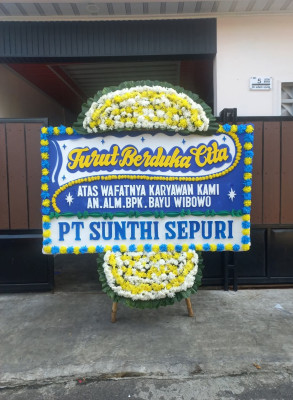Papan Bunga Duka di Curup Jare